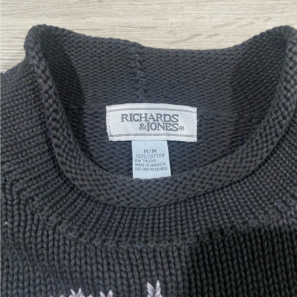 Vintage Richard’s & Jones Noah’s Ark‎ Handknit Sweater Ugly Christmas Biblical - Picture 4 of 8